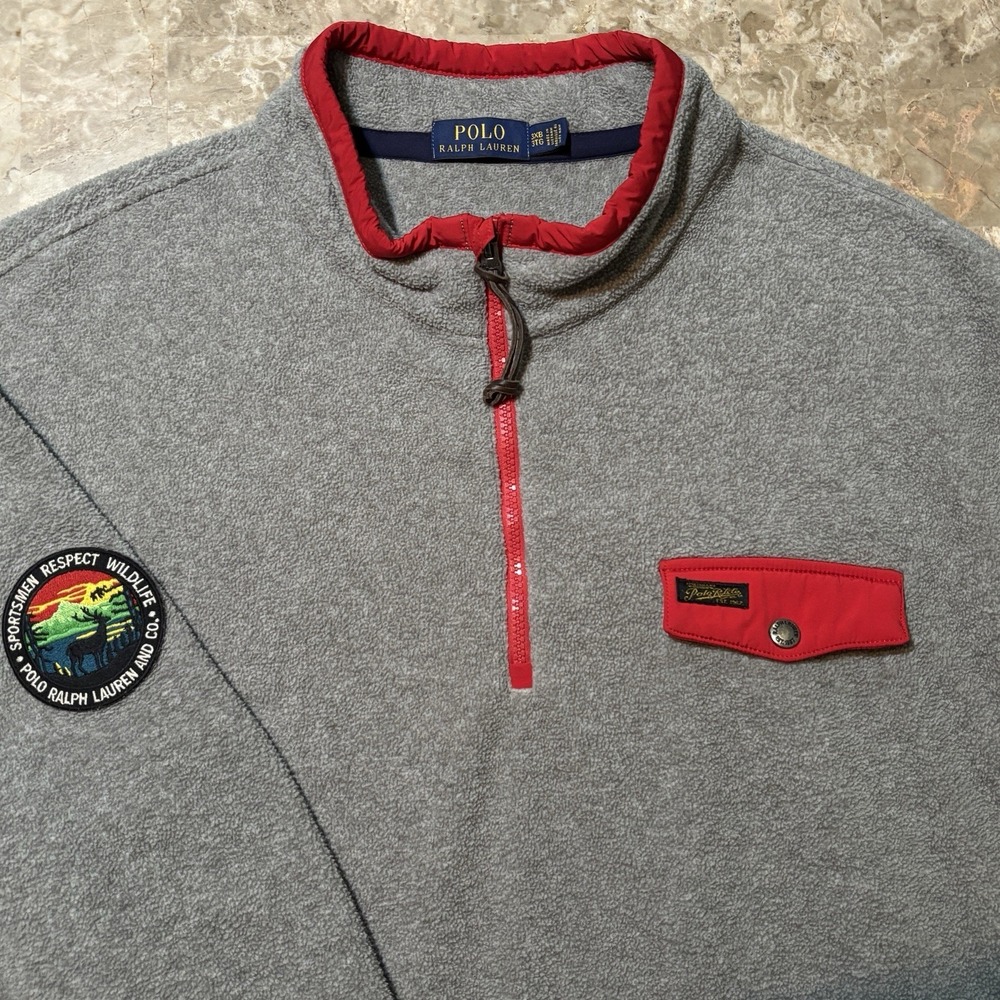 Polo Ralph Lauren Sweater Mens 3XB Big 3X Sportsman Patch Respect Wildlife